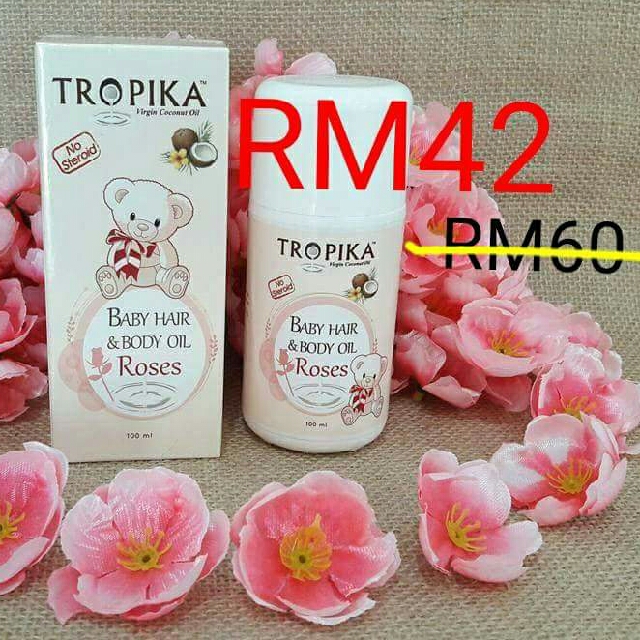 Baby Oil Roses 100ml