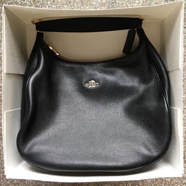 BNIB Coach Harley Hobo in Pebble Leather Women s Fashion Bags Wallets Cross body Bags on Carousell