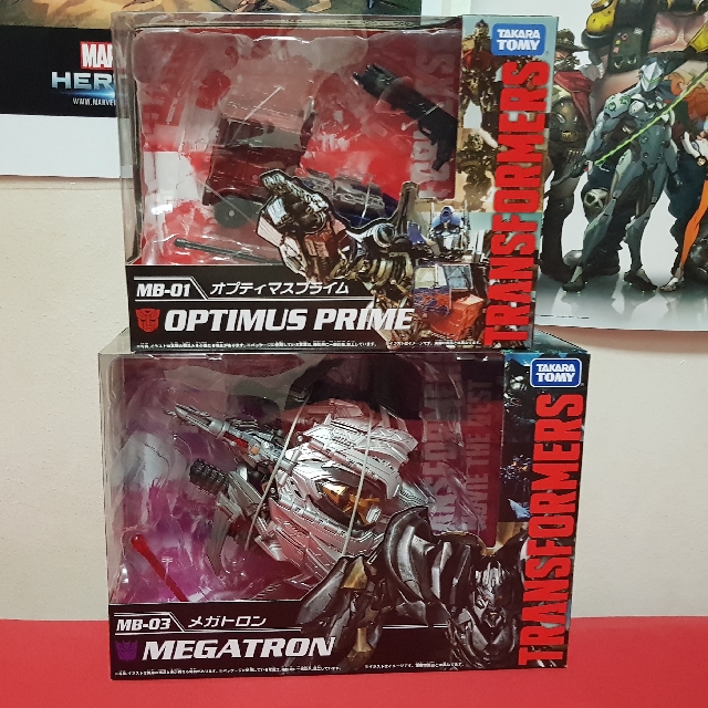 Both Transformers Movie The Best Optimus Prime Mb 01 And Megatron Mb 03 Hobbies Toys Toys Games On Carousell