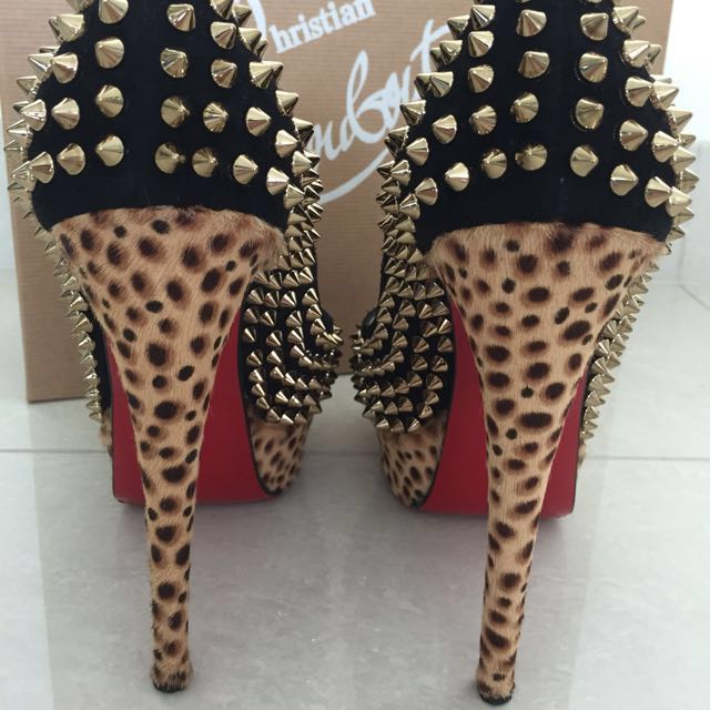 Christian louboutin pony hair pumps top