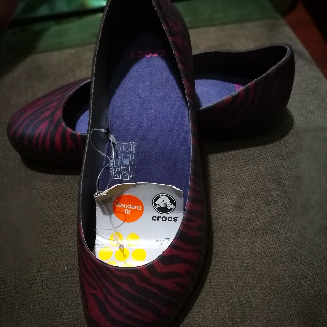 crocs zebra print