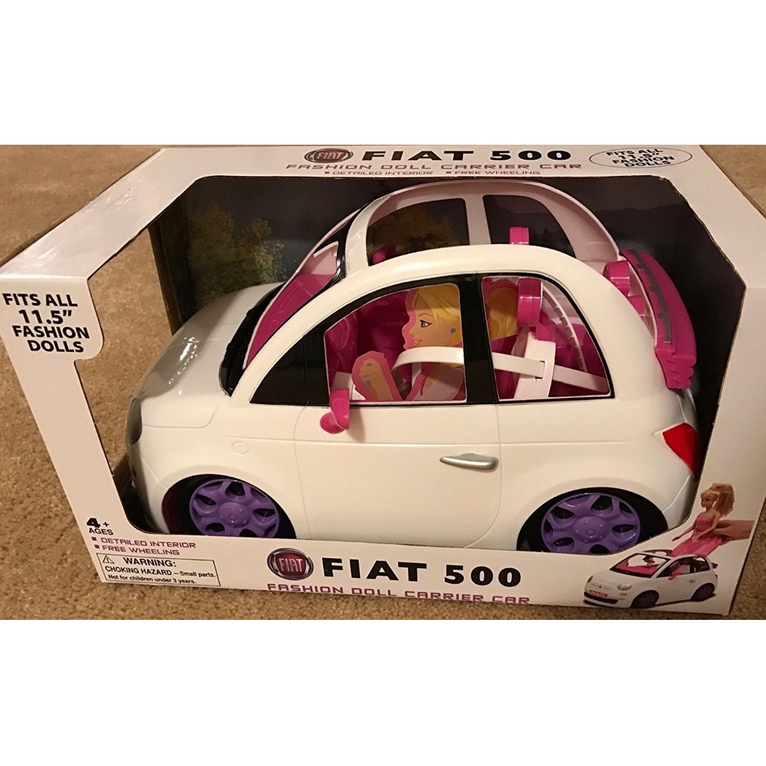 barbie fiat car and doll exclusive