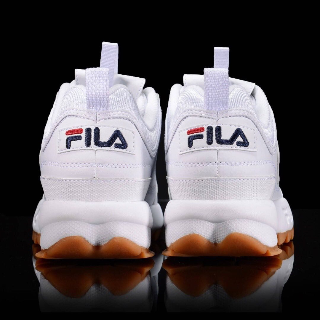 fila disruptor 2 white navy gum