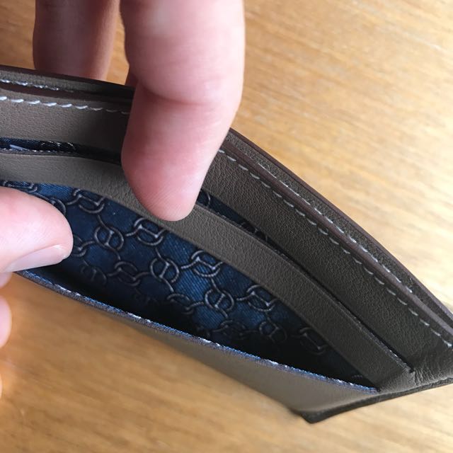 🔴 Hermès Zip Card Holder Wallet - Peau Porc