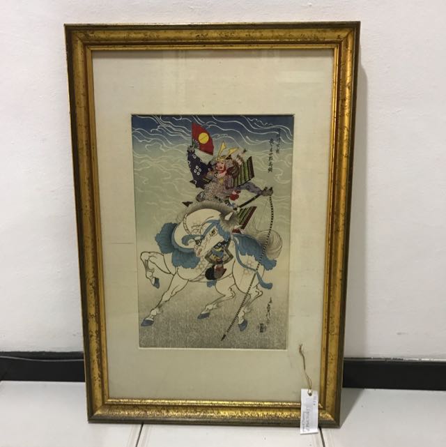 Japanese Painting Wood Bock Print Furniture Home Decor On