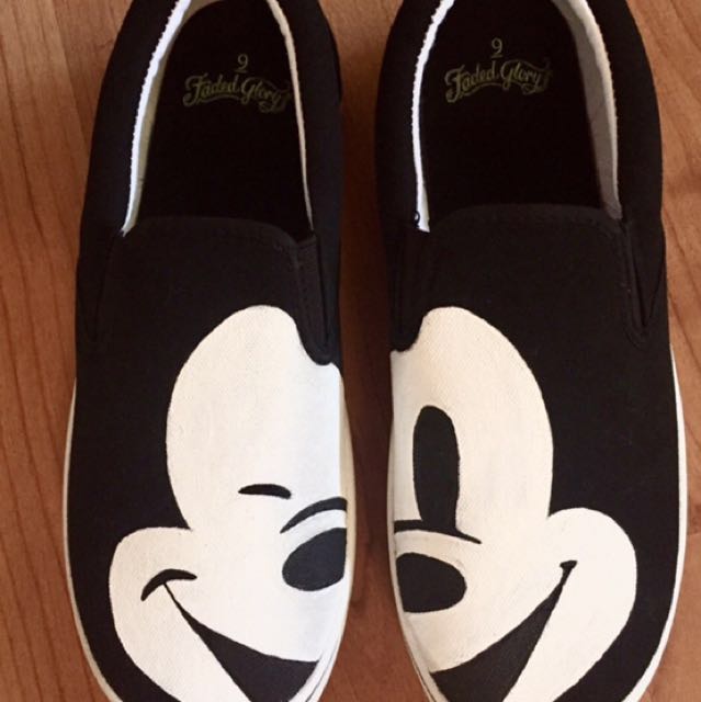 mickey mouse custom shoes