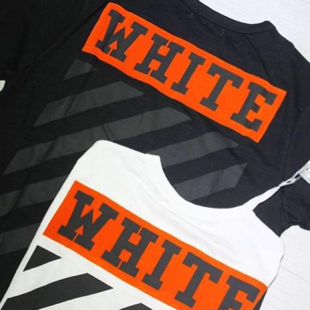 Off white orange box t shirt clearance