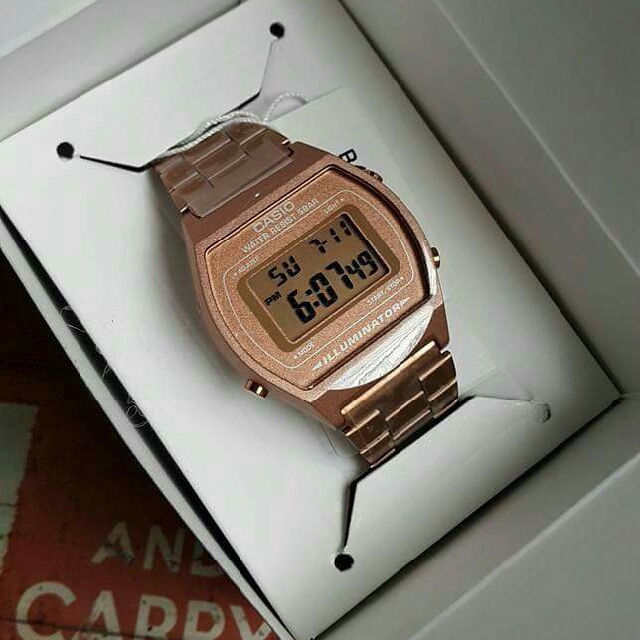 casio watch rose gold price original