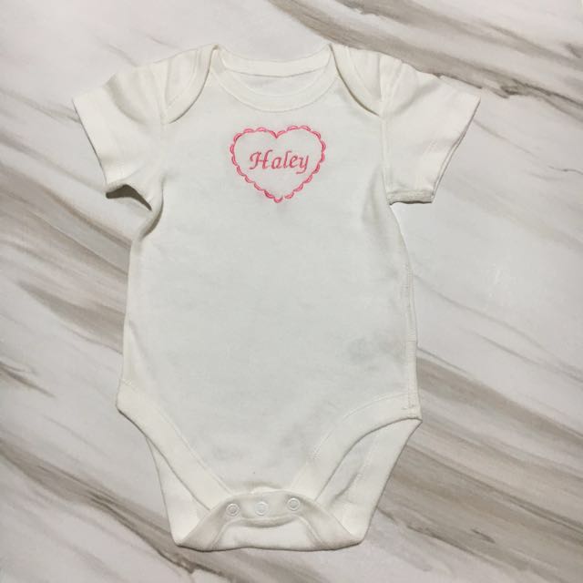 personalized baby onesies embroidered