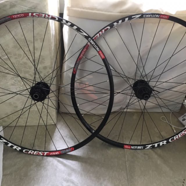 Profile Racing Elite Hubs with Stan s ZTR Crest rims 27.5 to trade with Mavic SLR 29er Sports Equipment Bicycles Parts Bicycles on Carousell