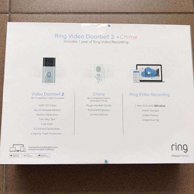 1 year ring video shop cloud recording