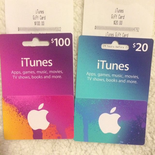 120 Itunes Gift Card Tickets Vouchers Gift Cards Vouchers