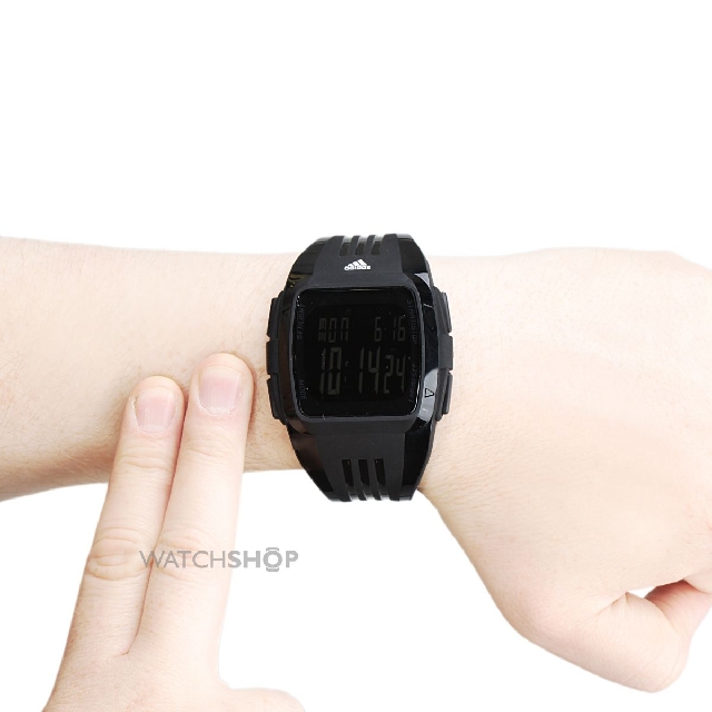 ADIDAS Duramo XL Digital Dial Black Rubber Men s Watch Mobile Phones Gadgets Wearables Smart Watches on Carousell