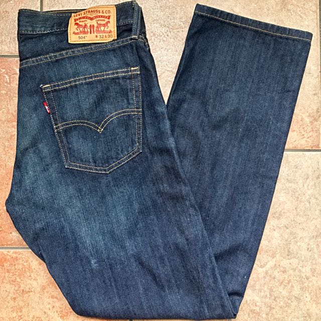 levi's 504 regular straight jeans