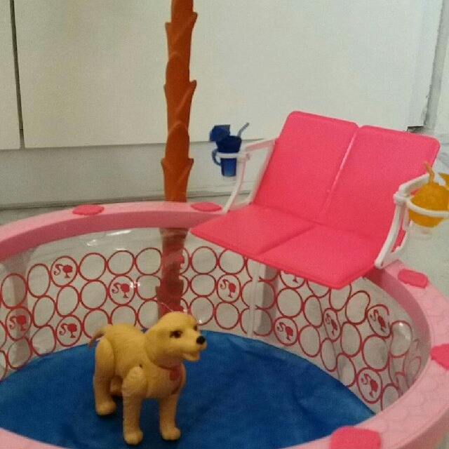 Barbie Pool party set, Hobbies & Toys, Toys & Games on Carousell