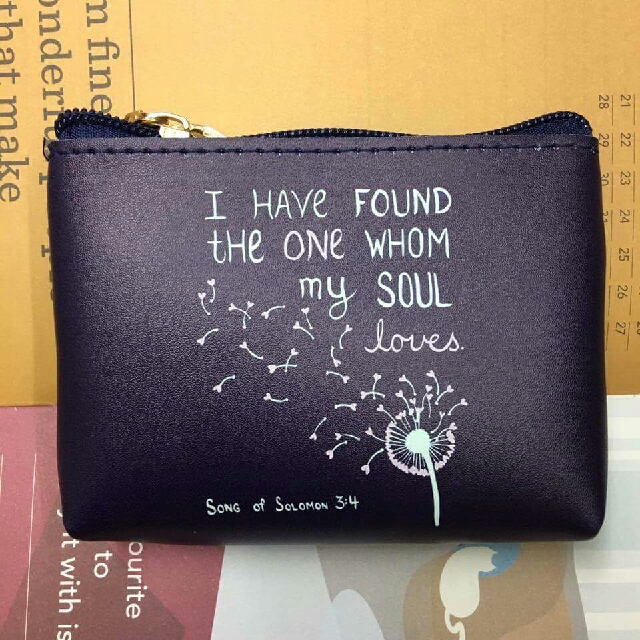 Scripture Purses Bible Verse Pouch/purse, Women's Fashion, Bags & Wallets, Purses ...