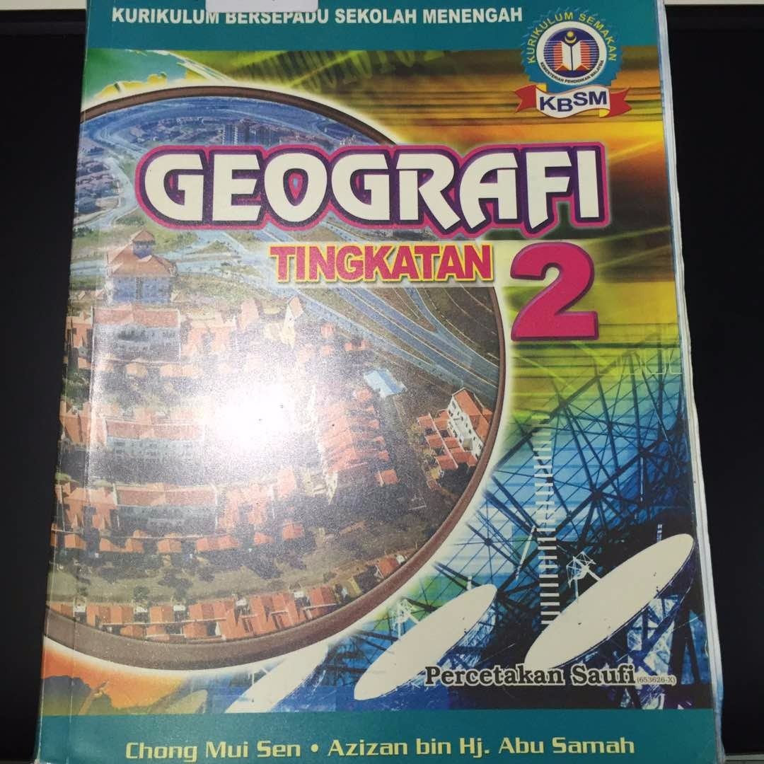Buku teks geografi tingkatan 2