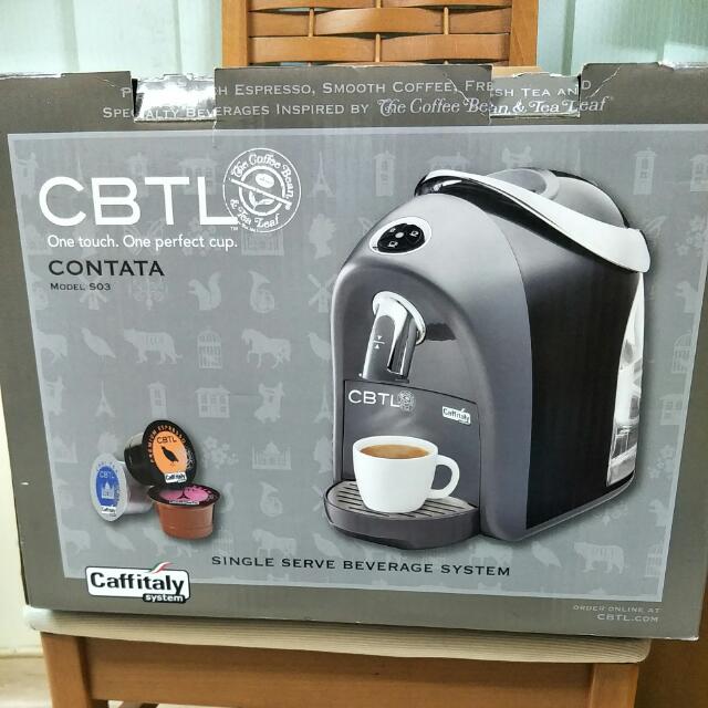 CBTL Single Serve Beverage System, TV & Home Appliances, Kitchen