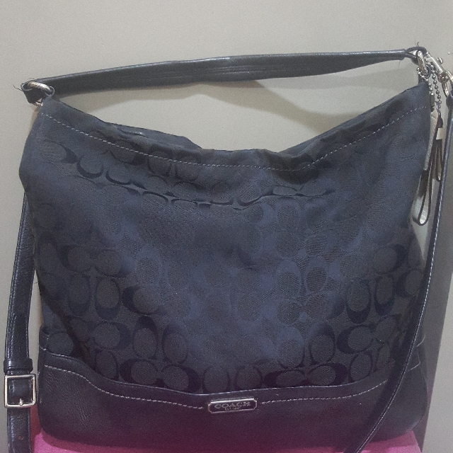 Coach Park Signature Hobo Shoulder Bag Black F23279