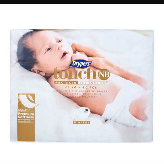 drypers touch newborn