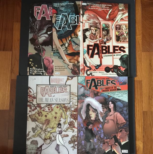 Fables Vol 1 5 Trade Paperback Books Stationery Comics Manga
