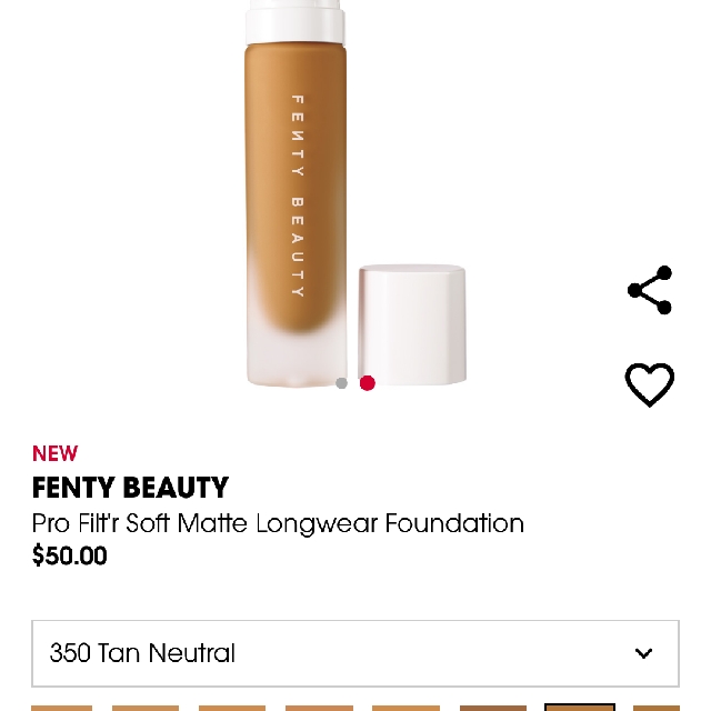 350 fenty foundation