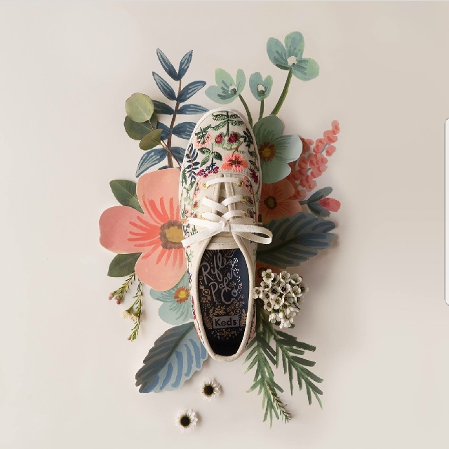 Keds x Rifle Paper Co Champion Herb 