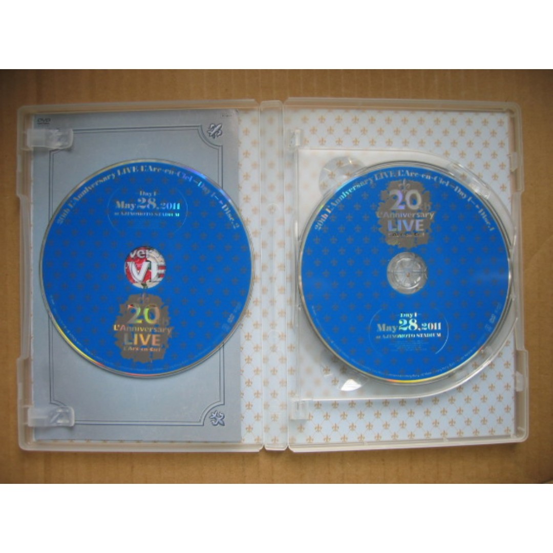 L'Arc~en~Ciel - 20th L'Anniversary Live Day 1 DVD (3區) (2碟