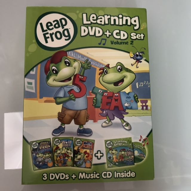 Leapfrog Learning DVD + CD set volume 2, Babies & Kids, Babies & Kids ...