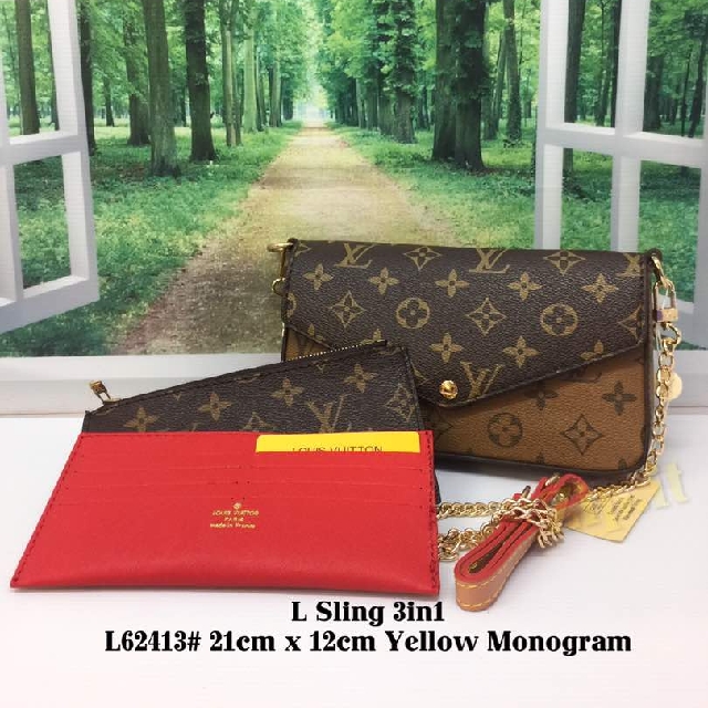 Lv 3 in 1, Women's Fashion, Bags & Wallets, Purses & Pouches on