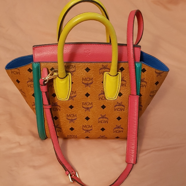 Mcm multicolor bag shop