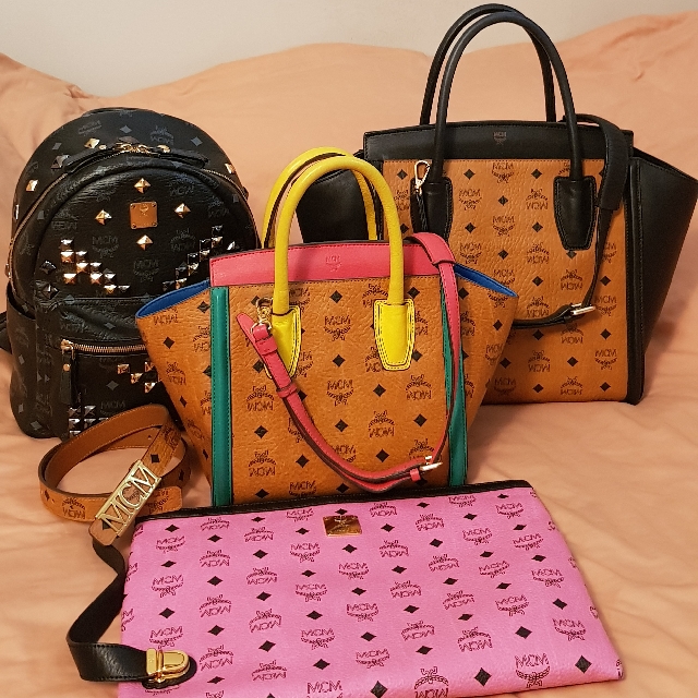 Mcm multicolor clearance bag