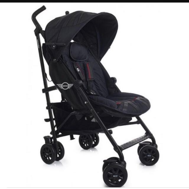 Mini Cooper baby stroller (Black Limited Edition) nego, Babies & Kids ...