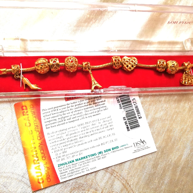 Pandora Emas Zhulian With Guarantee Card Luxury Accessories On Carousell