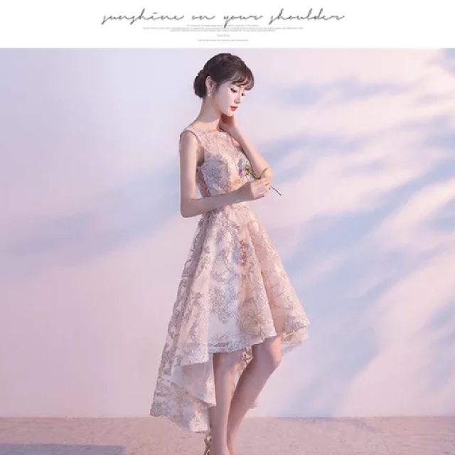 Short front long deals tail dress