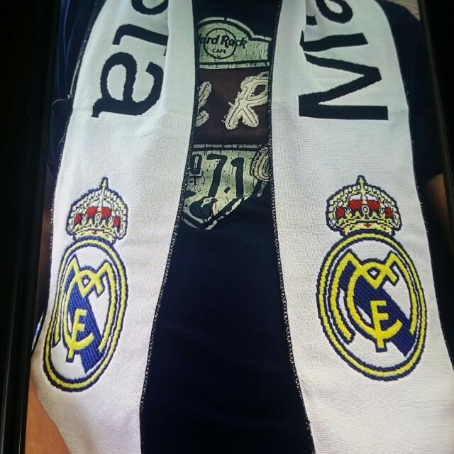 Real Madrid Original Scarf Sports Sports Games Equipment On Carousell