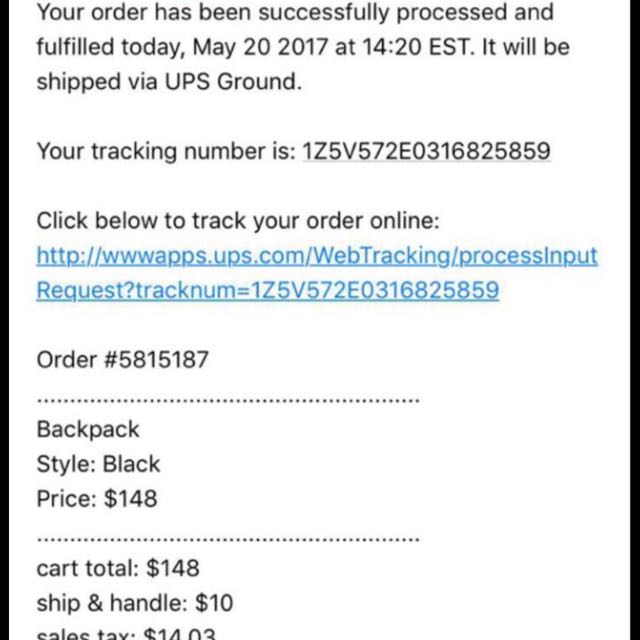 supreme backpack ss17 retail