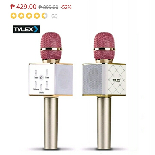 Tylex Q7 Wireless Bluetooth Microphone And HIFI Speaker 2600 mAh, Audio