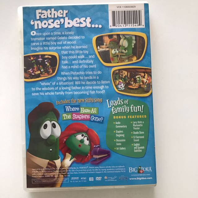 VeggieTales Pistachio, TV & Home Appliances, TV & Entertainment, TV ...