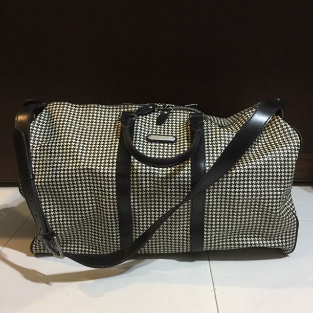 ralph lauren houndstooth bag