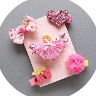 Princess hair clips