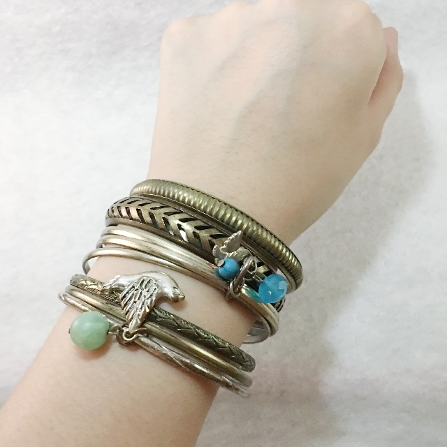 Bangles Boho (Category: Earrings) located in Subang Jaya. Submitted by garage123 (Listing ID 128038938, Image 2). Description: -boho bangles to stack up or wear individually tags: #bangles #accessories #girl #jewelry #forever21 #h&m #cottonon #zara #lovisa.