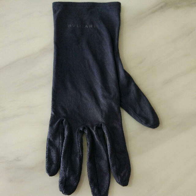 bvlgari leather gloves