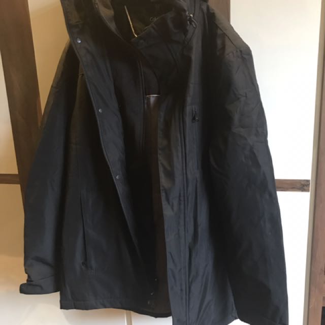 calvin klein men's water resistant jacket