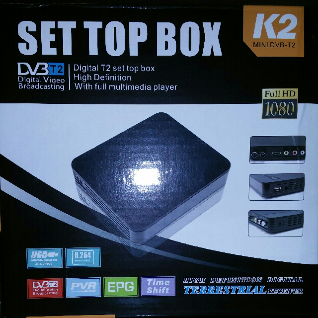 DvbT2 HD Set Top Box Watch Singapore Channel TV Recorder For Singapore