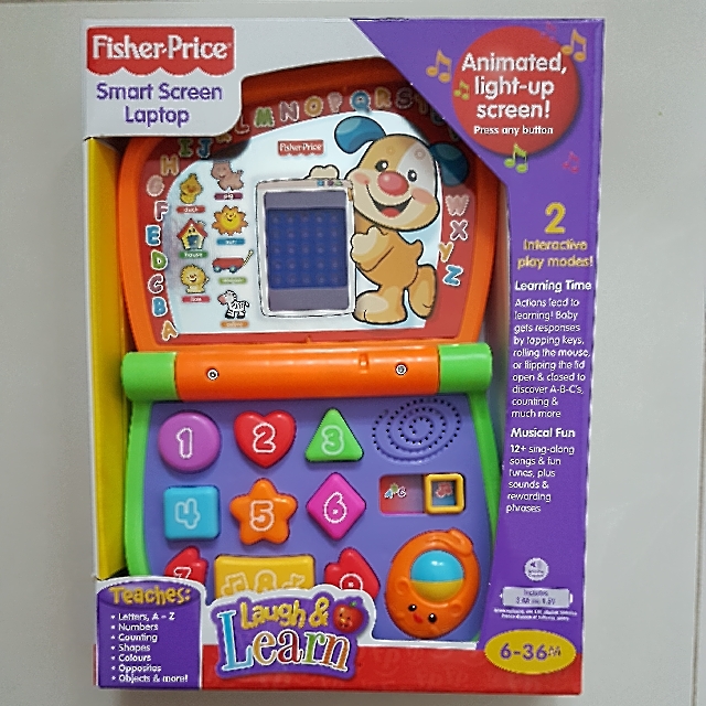 fisher price laptop laugh and learn