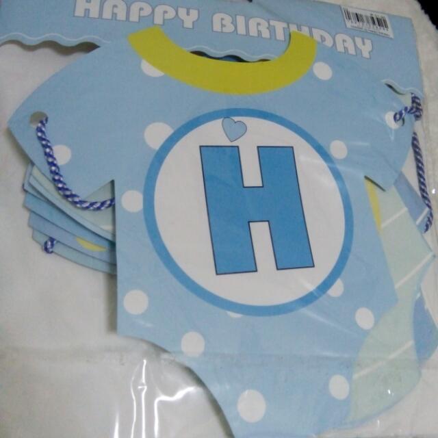 HAPPY BIRTHDAY(BANDERITAS), Hobbies &amp; Toys, Stationary &amp; Craft ...