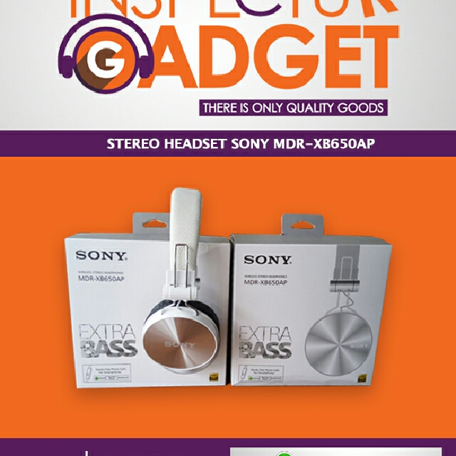 Heaset SONY MDR-XB650AP Extra Bass, Telepon Seluler \u0026 Tablet, Aksesoris  Tablet \u0026 Handphone di Carousell