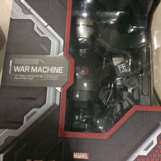 Hot Toys 14 Scale Ironman 3 War Machine Bust Toys Games