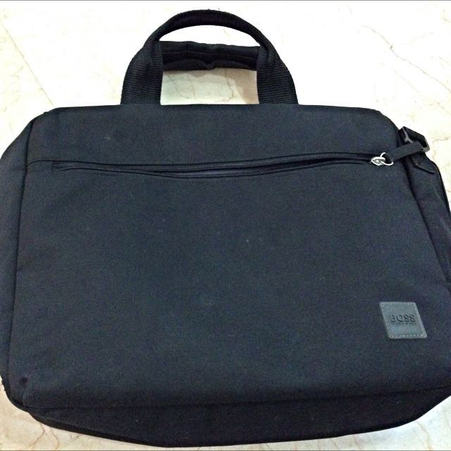 hugo boss document bag